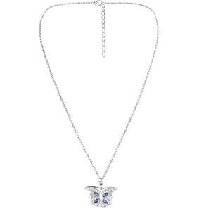 NWT Butterfly Wings Open To Show “I Love You”
🦋 Silver Necklace Summer Jewelry